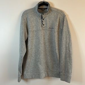 Eddie Bauer Gray Pullover Sweater